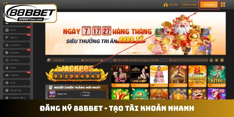 Đăng ký 88BBET