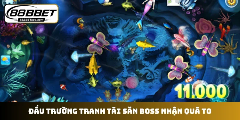 Đấu trường tranh tài săn boss nhận quà to