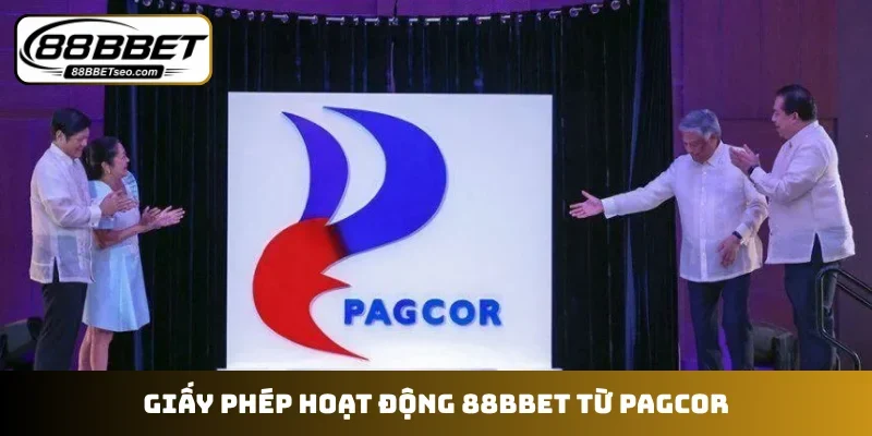 Giấy phép hoạt động 88BBET từ PAGCOR