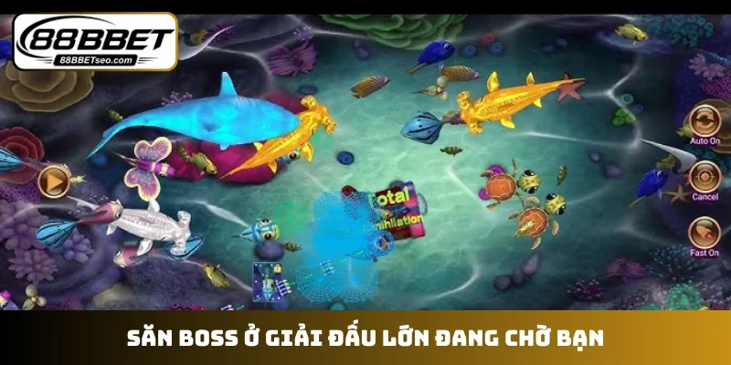 Săn boss ở giải đấu lớn đang chờ bạn
