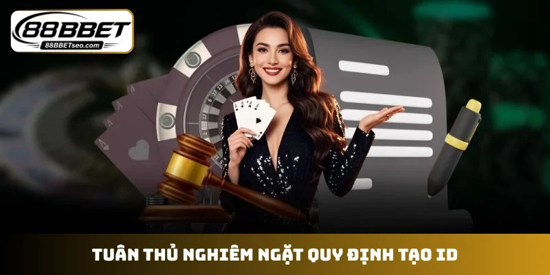 Tuân thủ nghiêm ngặt quy định tạo ID